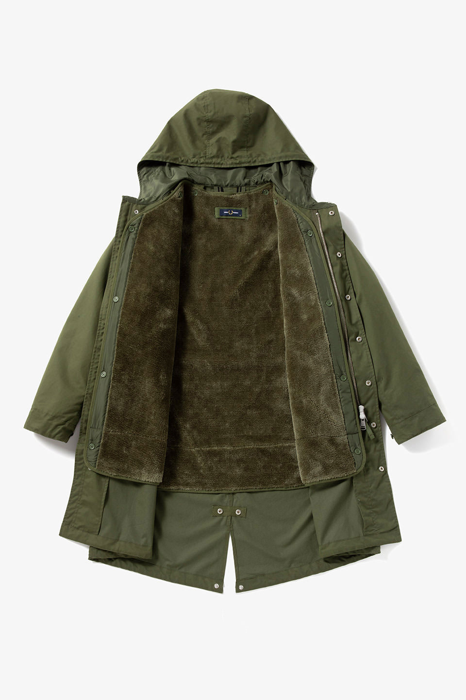 Fur Lined Fishtail Parka(L Q50：PARKA GREEN): | FRED PERRY JAPAN