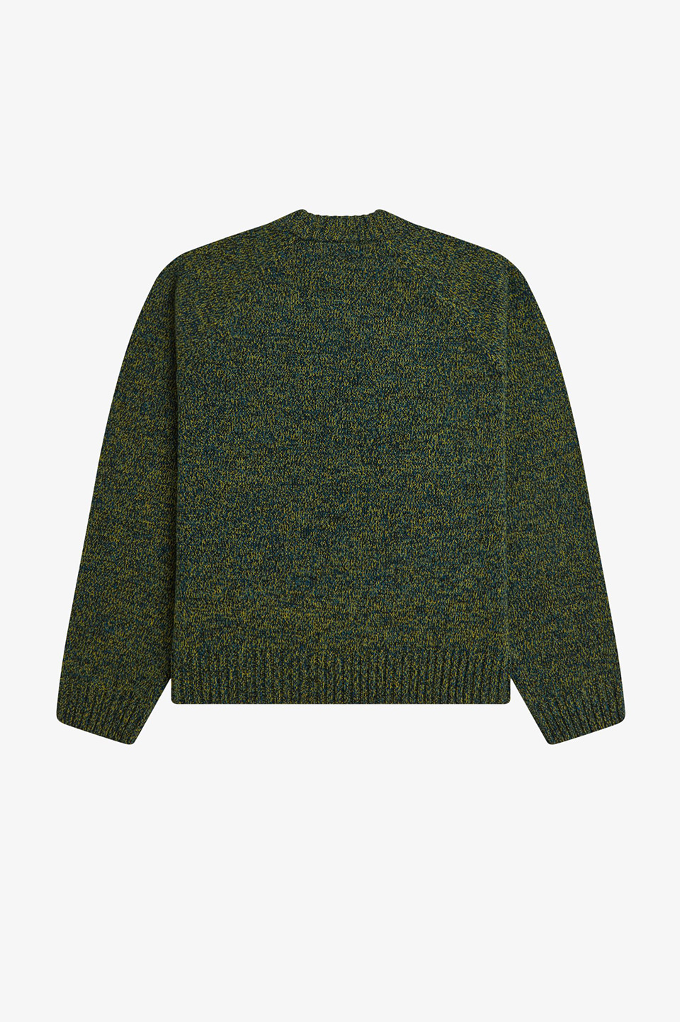 Twisted Marl Mock Neck Jumper(10 72A：TENNIS BALL YELLOW): | FRED