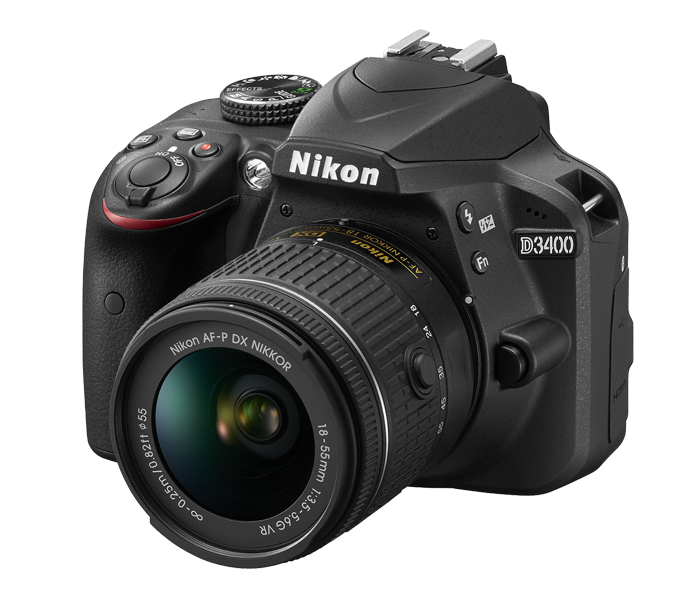 Nikon D3400 24.2MP Digital SLR Camera w/ Nikkor 18-55mm & 70-300mm