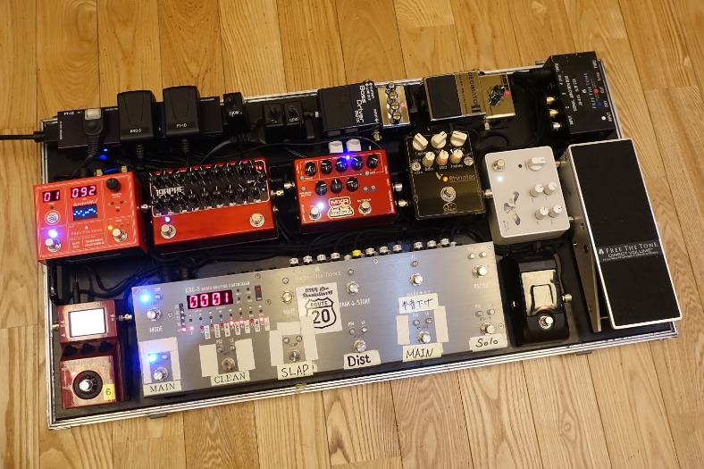 IKUO氏の最新ペダルボード紹介｜News ニュース｜Free The Tone