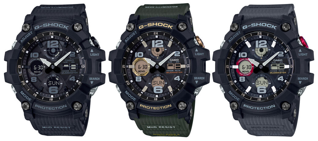 G-Shock GWG-100 Mudmaster with Tough Solar & Multi-Band 6 - G