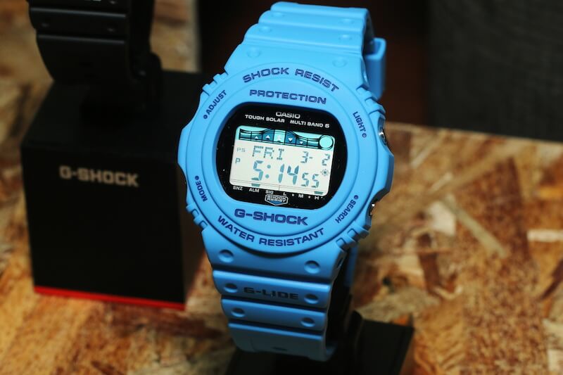 G-Shock G-LIDE GWX-5700 Tough Solar/Multi-Band 6 with Tide - G