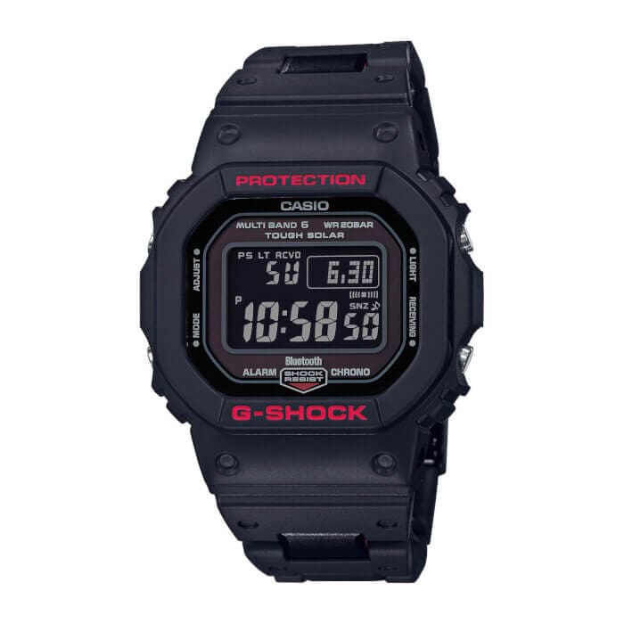 Black and Red G-Shock GW-B5600HR-1 Heritage Red Series - G-Central