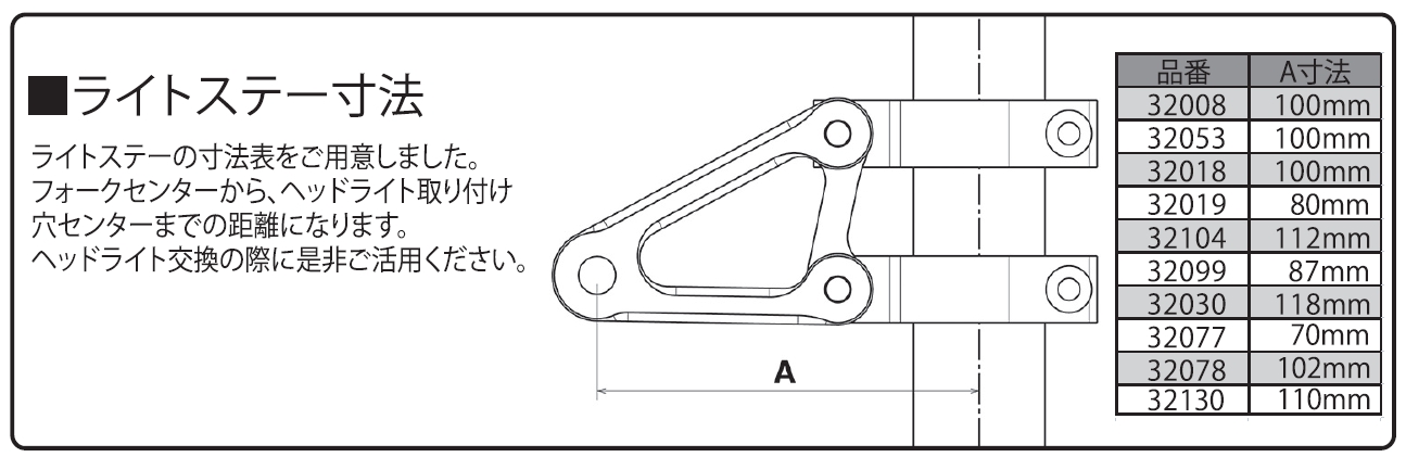 Φ30ライトステー | Gクラフトオンライン Gcraft