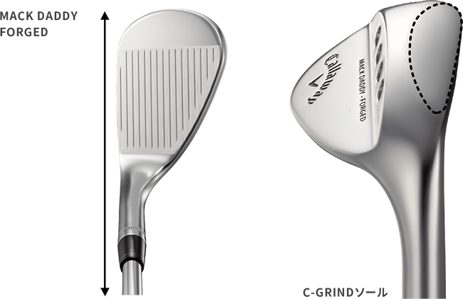 キャロウェイゴルフ MACK DADDY FORGED 2019年モデル ウェッジ クロム