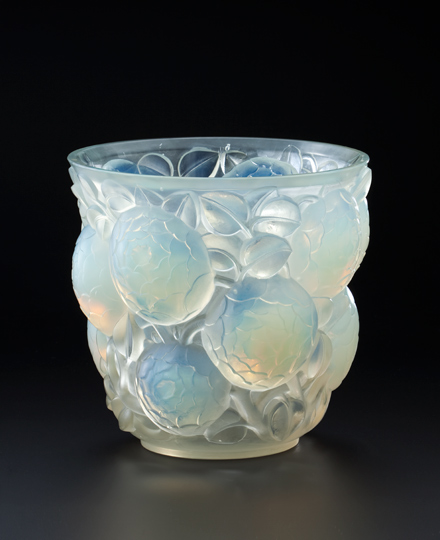 マッチー 希少なルネ期の作品です ラリック GUI 花瓶1921年 アール