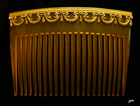 べっ甲櫛 アンティーク フランス