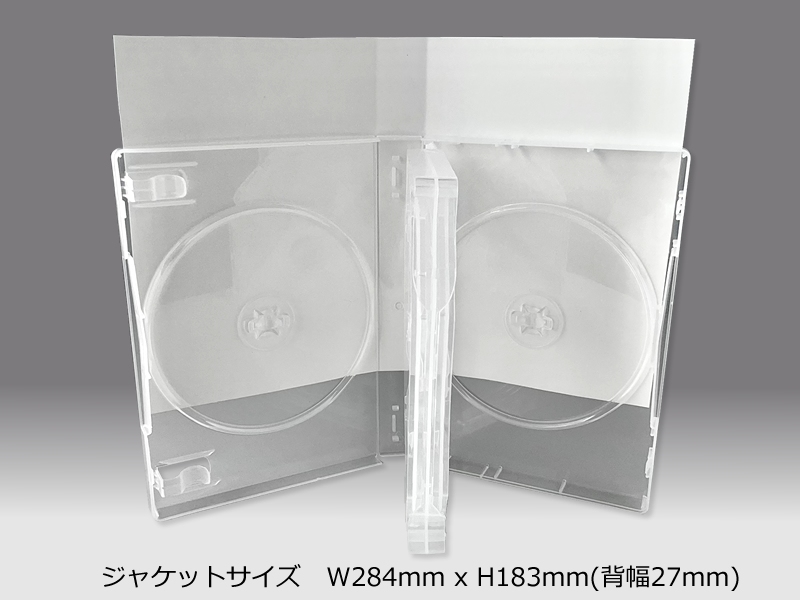 CD・DVD7枚用・27.5mm厚みトールケースMロック/60個入り