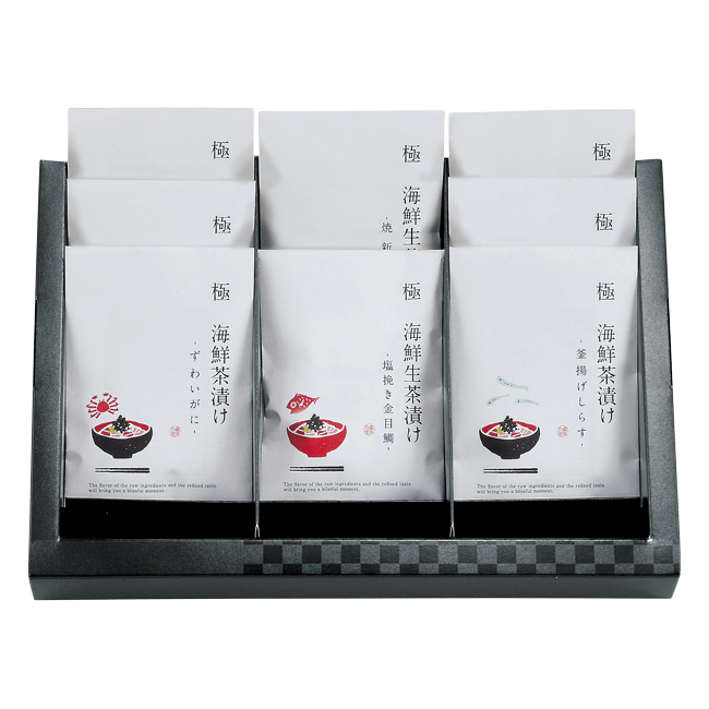匠菴謹製 極だし Premium 海鮮 生茶漬けのギフトセット No.58｜特選