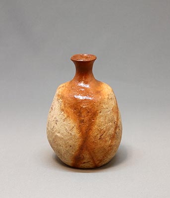 備前自然練込徳利 to-38 – 岡南ギャラリー