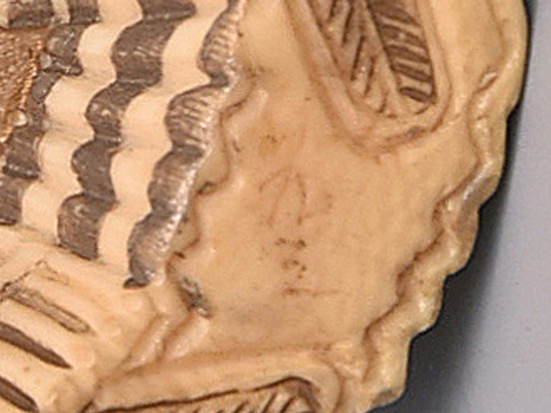 象牙現代根付 高砂 銘「光之」 | 古美術ささき