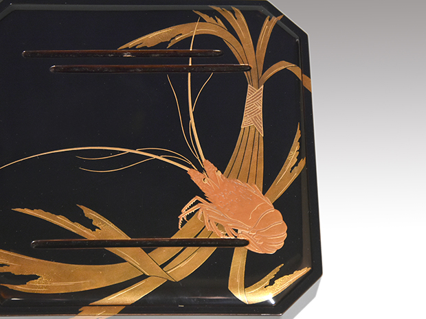 shinobu】アンティークトレイ50年代 船と女性 金属製 横浜 shinobu様