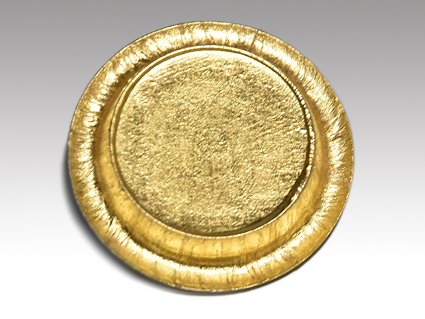 大名物 円乗坊写茶入 松本鉄山(作) 共箱 象牙蓋 仕服(花兎金襴) 未使用