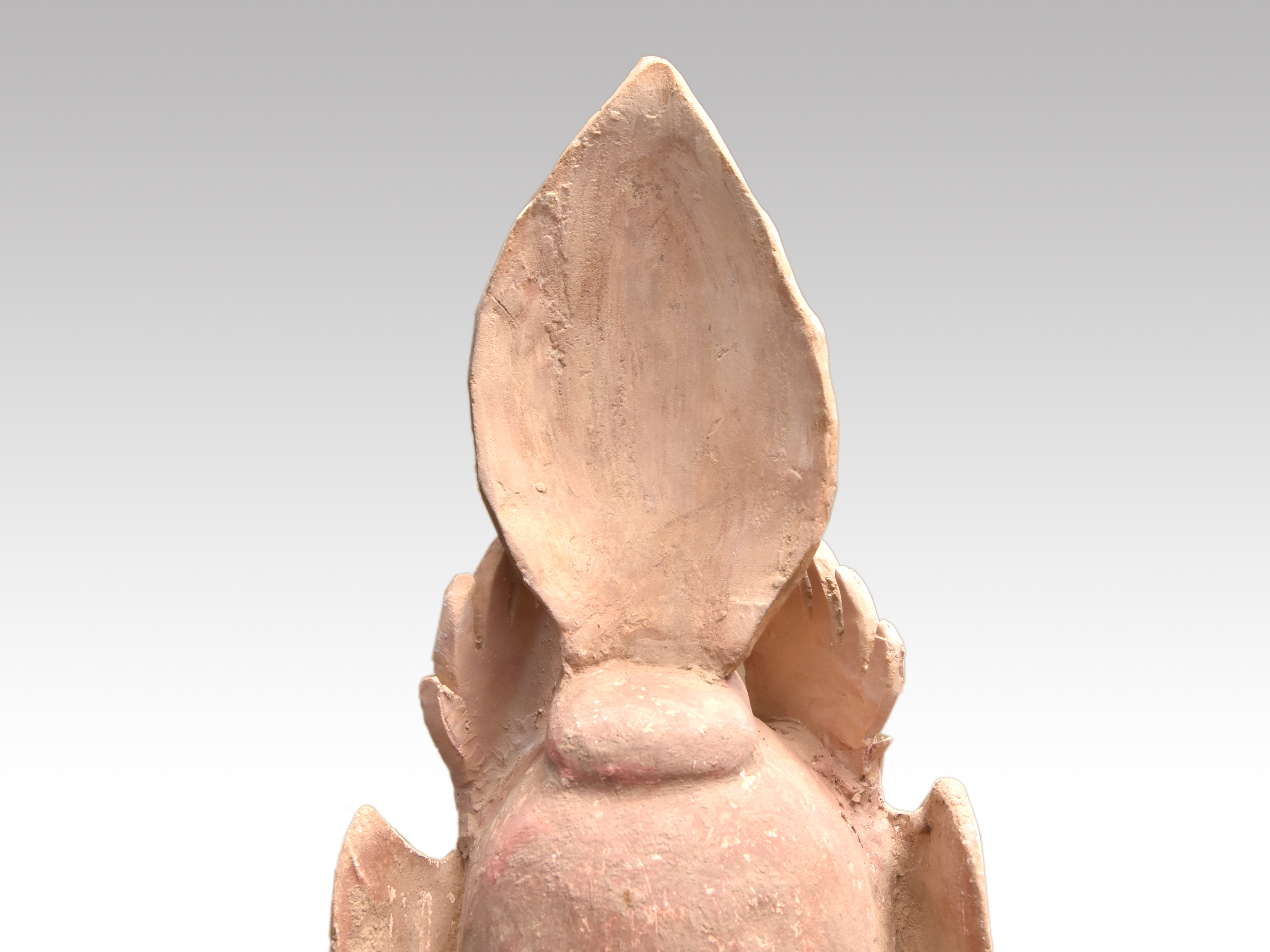 中国美術 唐時代 三彩武人像 高さ 92cm | 古美術ささき