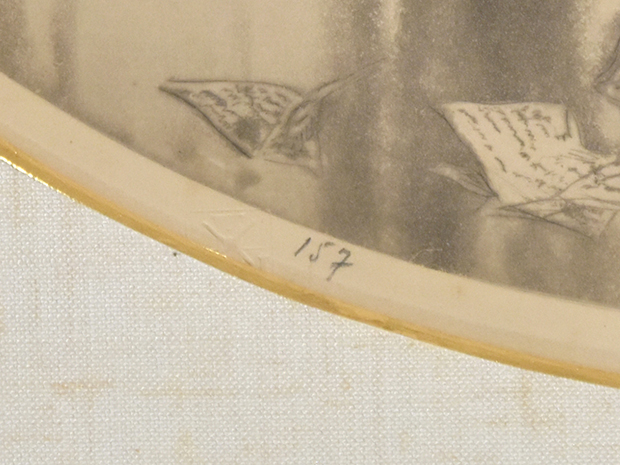 ルイ・イカール エッチング「ラブレター」サイン有 1926年 作品証明