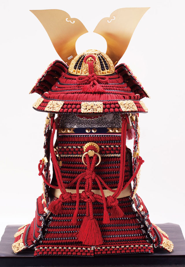 五月人形・国宝模写鎧兜 赤糸威大鎧 菊一文字の大鎧 商品番号No321B