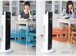 ホット＆クール ハイタワーファン KHF-1231/W｜ホット＆クール