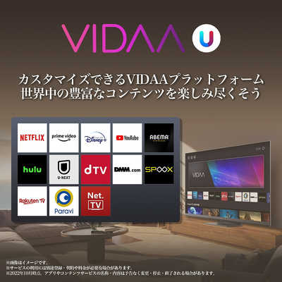 ハイセンス 液晶テレビ U85Hシリーズ [ 65V型 / 4Kチューナー内蔵