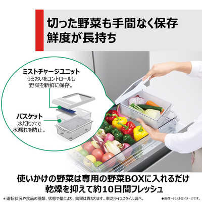東芝 TOSHIBA 冷蔵庫 6ドア プレミアムVEGETAベジータ FZSシリーズ 幅