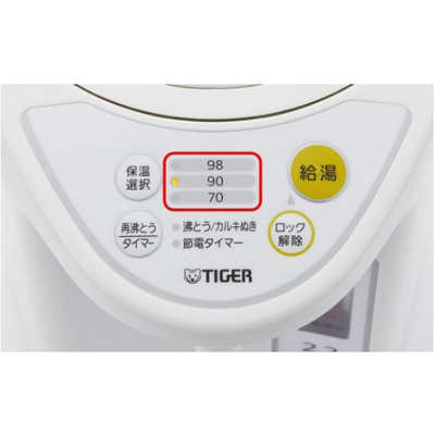 タイガー TIGER 電気ポット [2.2L] PDR-G221 ホワイト の通販