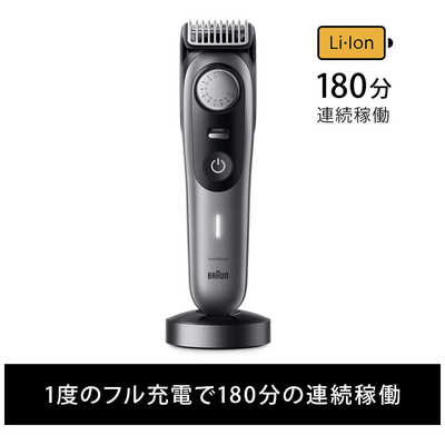 ブラウン BRAUN ヒゲトリマー シリーズ9 スペースグレー (充電式