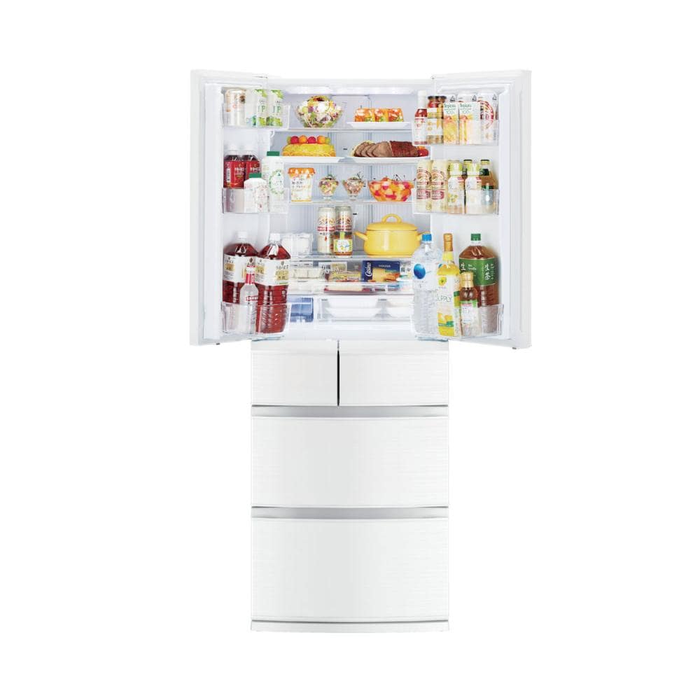 三菱電機 6ドア冷蔵庫 462L ホワイト MR－R46E－W の通販