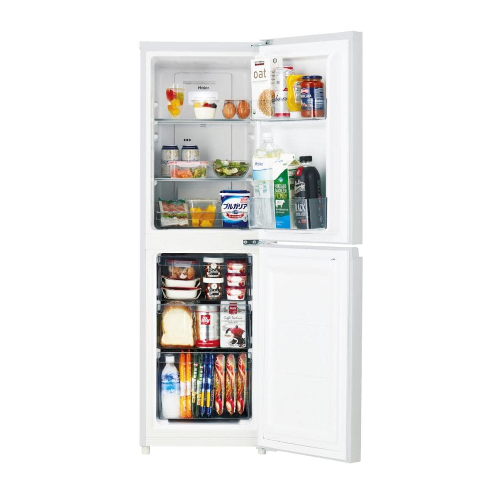 ハイアール 2ドア冷蔵庫 148L ホワイト JR－HS15A（W