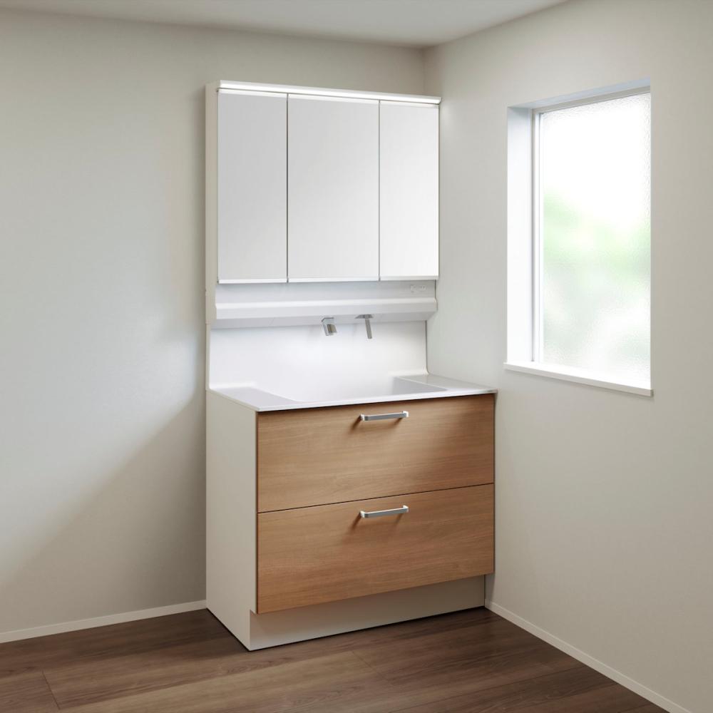 TOTO 洗面化粧台 オクターブLite 間口900 二段引き出し