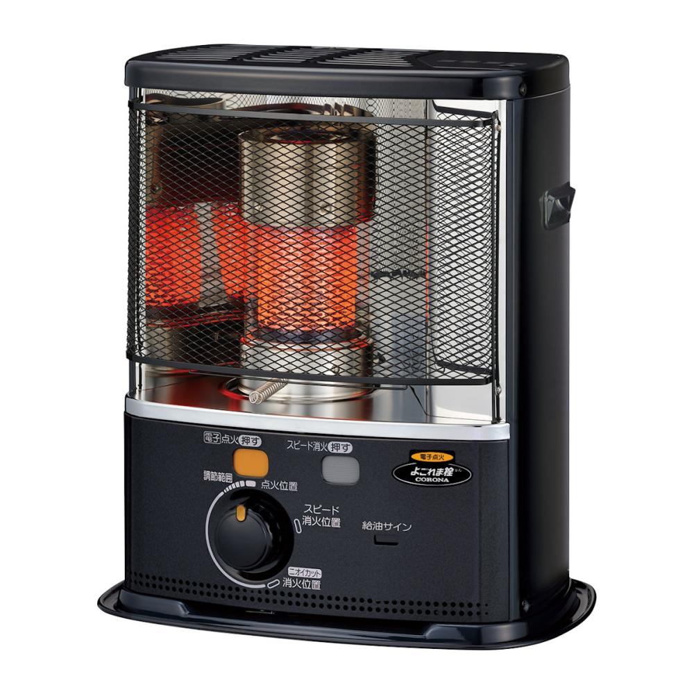 コロナ 反射型 石油ストーブ 木造10畳 電子点火式 ダークグレー SX