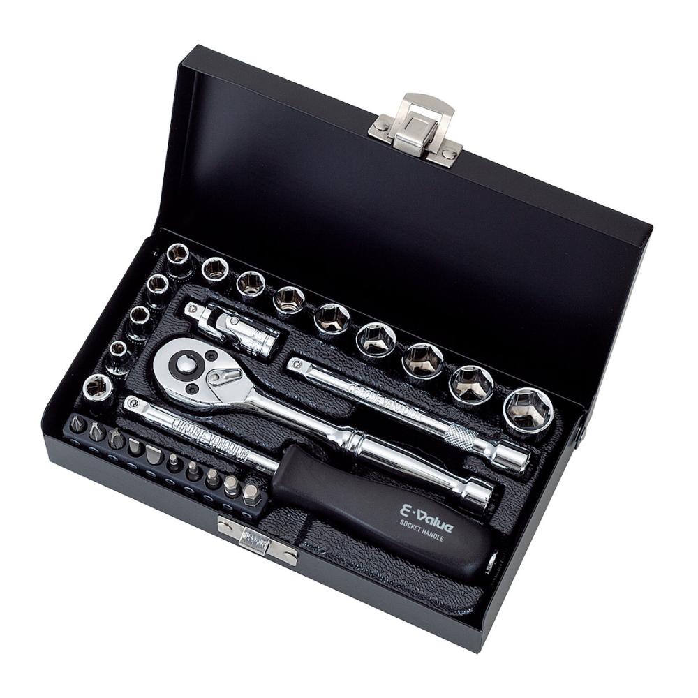 藤原産業 E－Value ソケットレンチセット ESR－2430M の