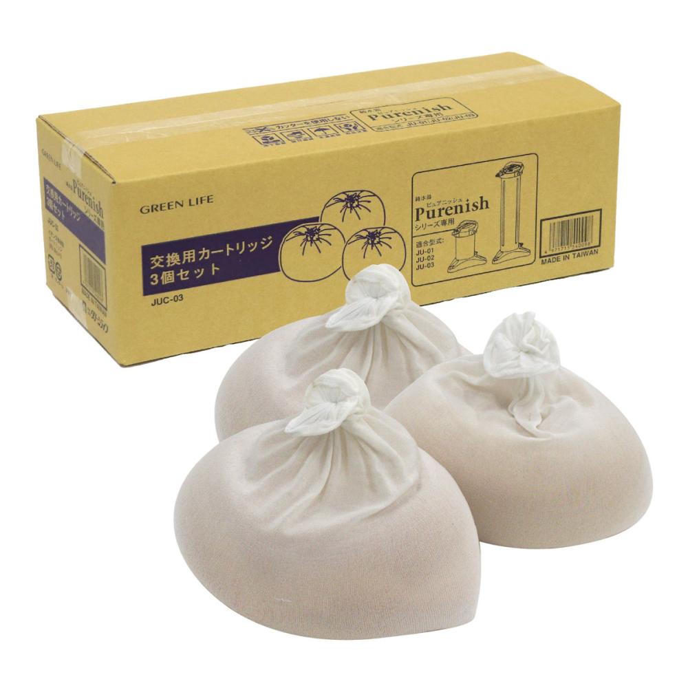 グリーンライフ 純水器交換用カートリッジ3個入り JUC－03 の