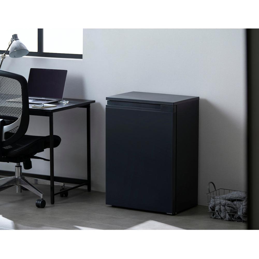 アイリスオーヤマ 奥行スリム冷蔵庫 66L ブラック IRSN－7A