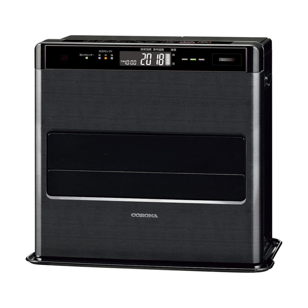 コロナ 石油ファンヒーター 木造12畳 グランブラック FH