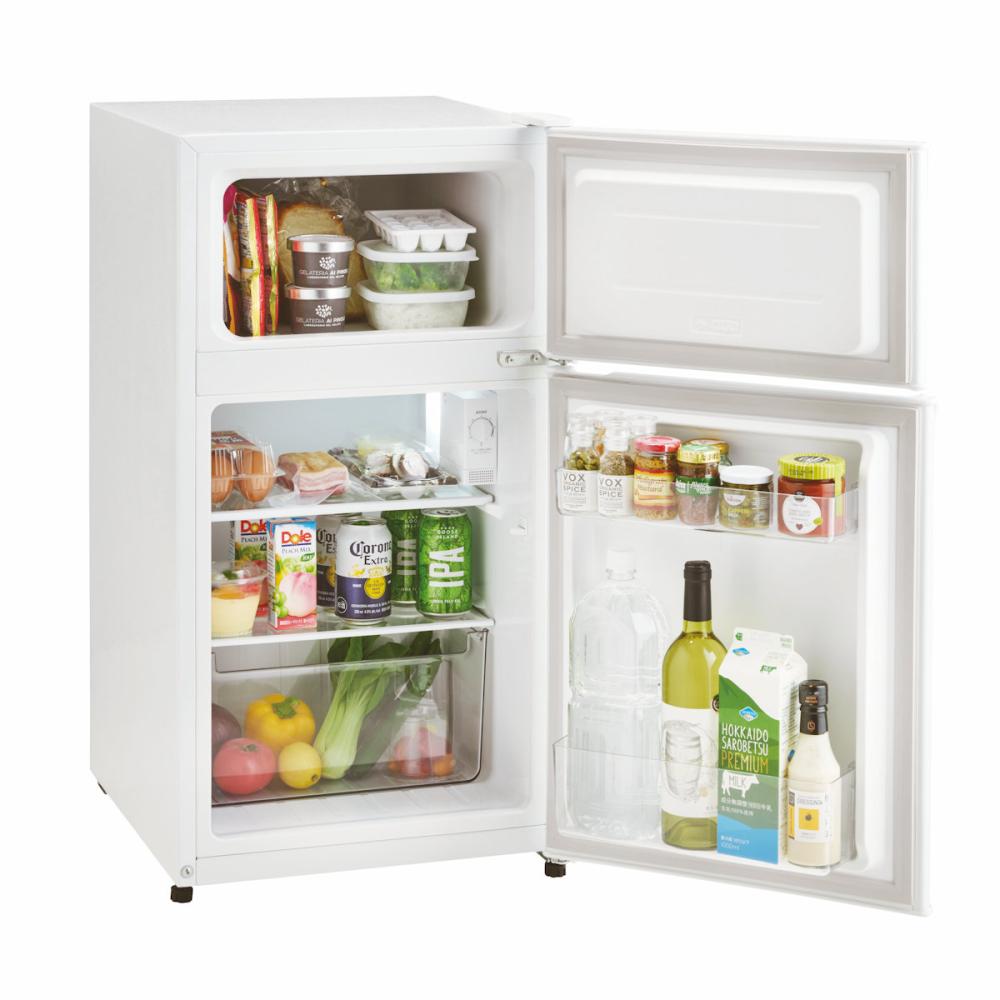 ハイアール 2ドア冷蔵庫 87L ホワイト JR－9A（W） の通販