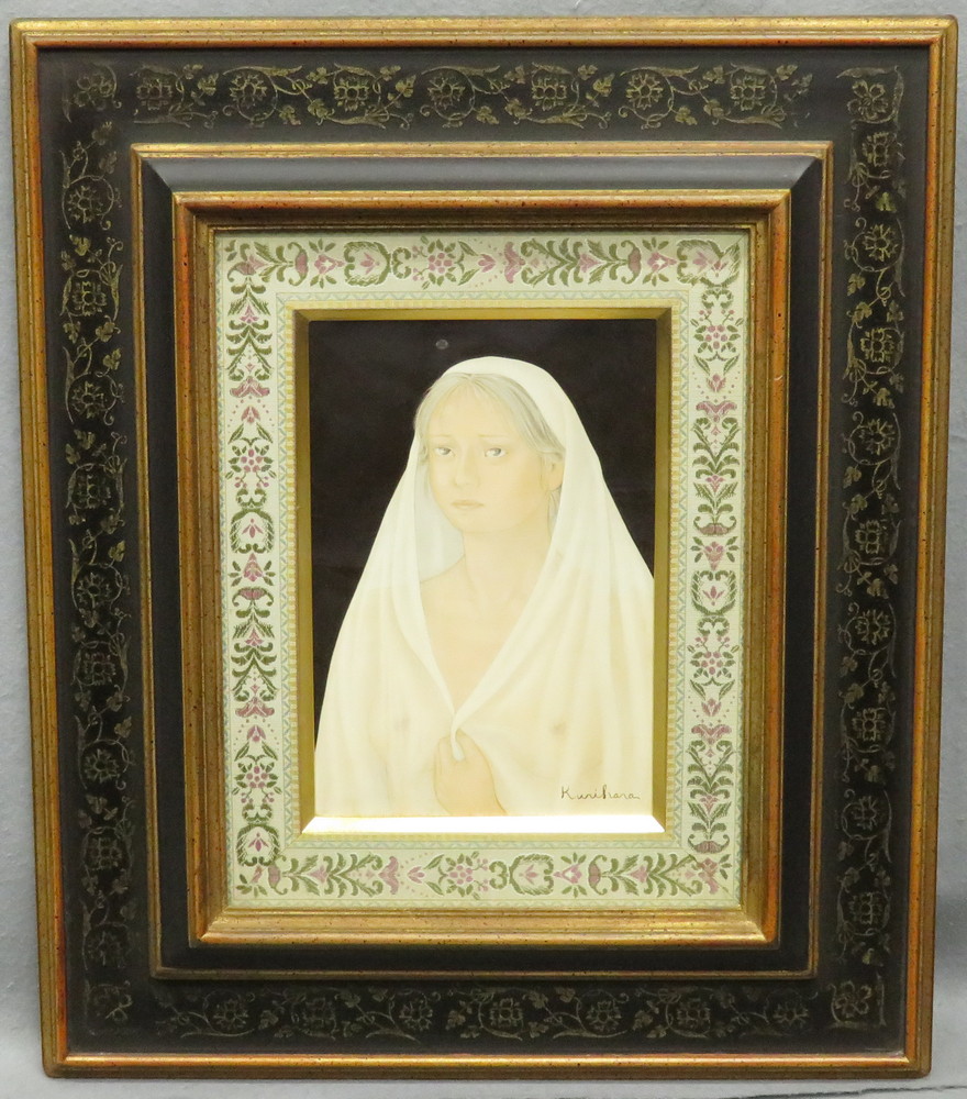 栗原喜依子 『少女』 [古美術こもれび] 骨董,掛軸,絵画の買取と販売,名古屋