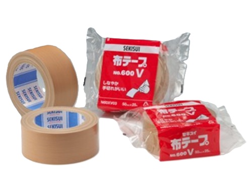梱包ドットコム / セキスイ 布テープ No.600V 50mm×25m 30巻入/CS 茶色