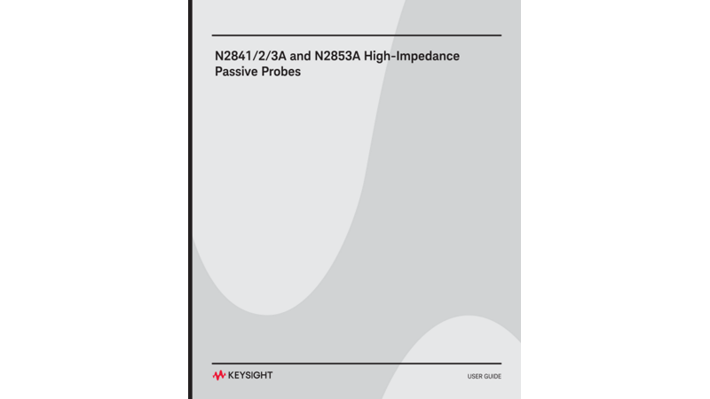 N2843A Passive Probe, 10:1, 500 MHz, 1.2 m | Keysight