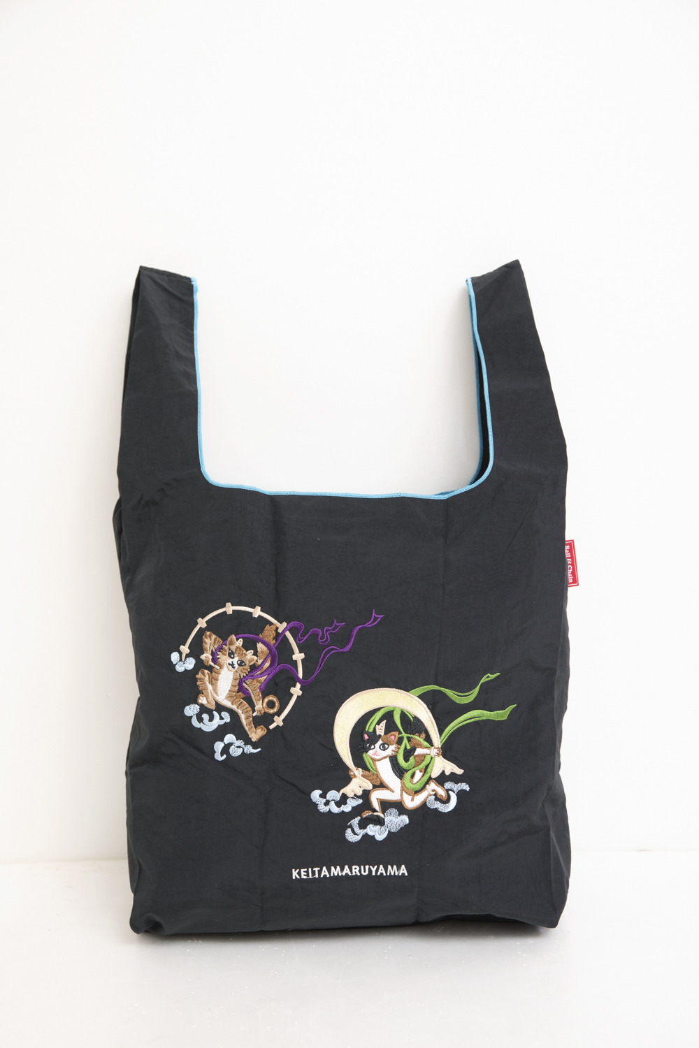 BALL & CHAIN エコバッグ（猫風神雷神）｜KEITAMARUYAMA OFFICIAL