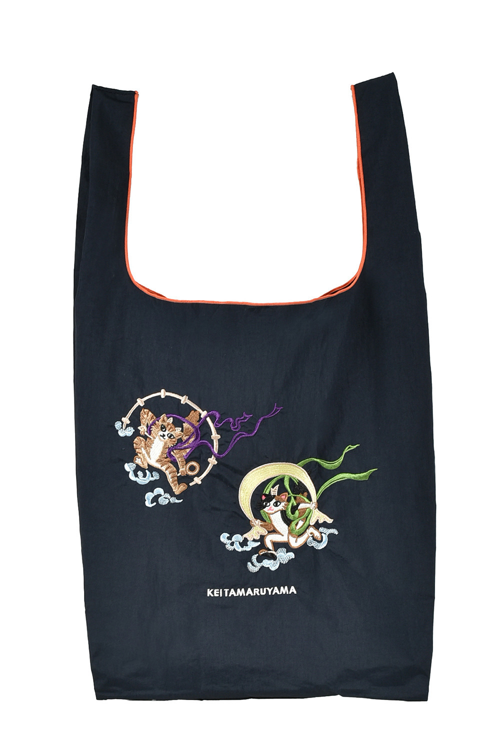 BALL & CHAIN エコバッグ（猫風神雷神）｜KEITAMARUYAMA OFFICIAL