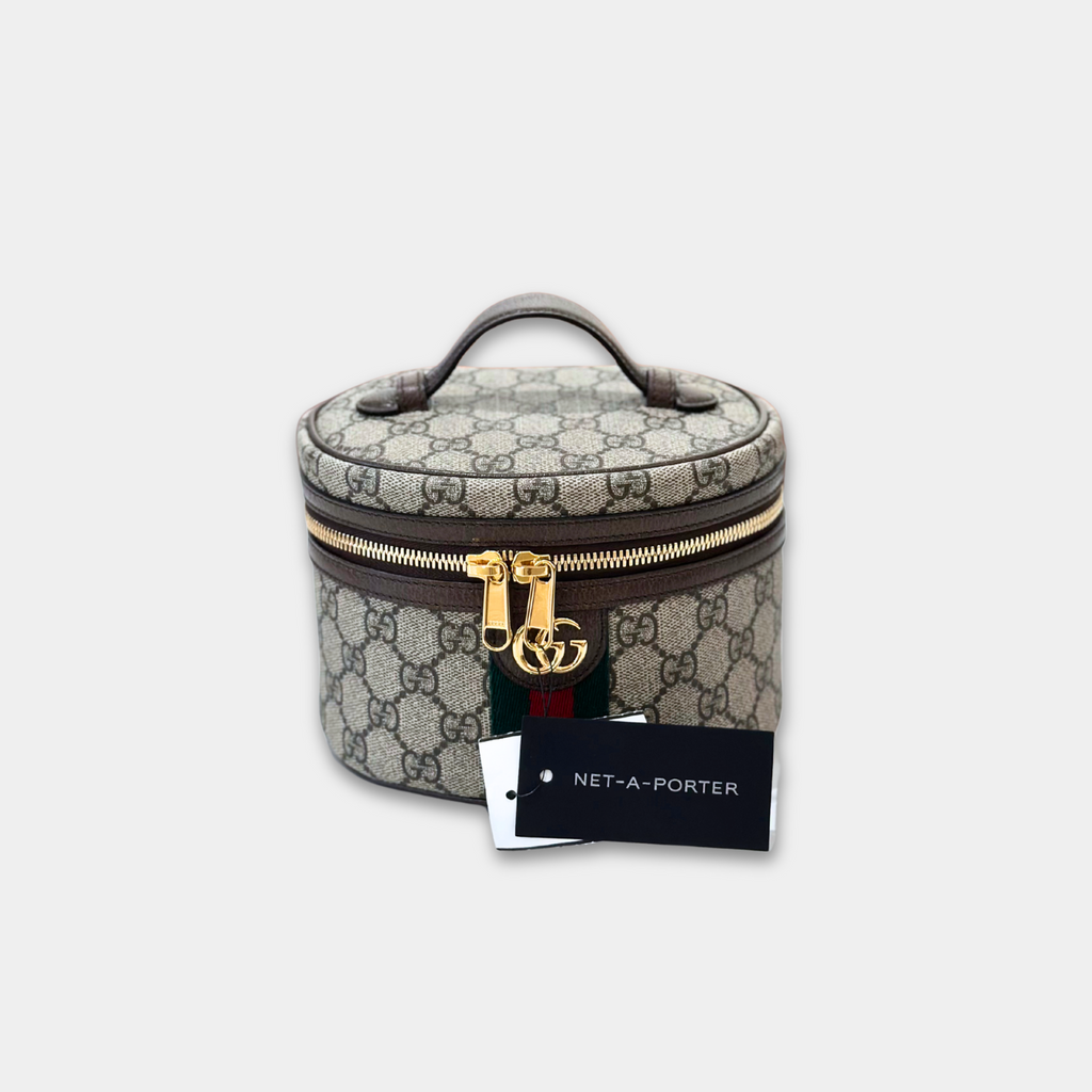 Gucci Mini Ophidia GG Supreme Cosmetic Vanity Bag | Kelly's