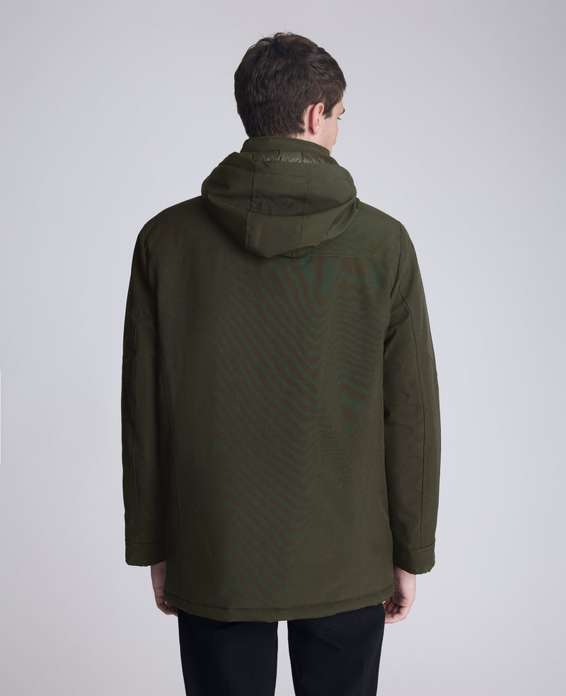 REACTION - Oxford Patch Pocket Parka for Men, Green | KC