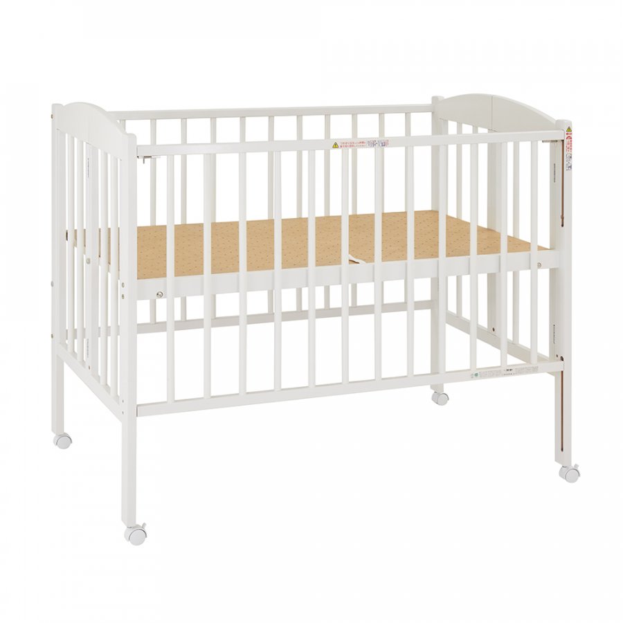 配達・引取】カトージ ハイポジションベビーベッド アーチ 白 大阪