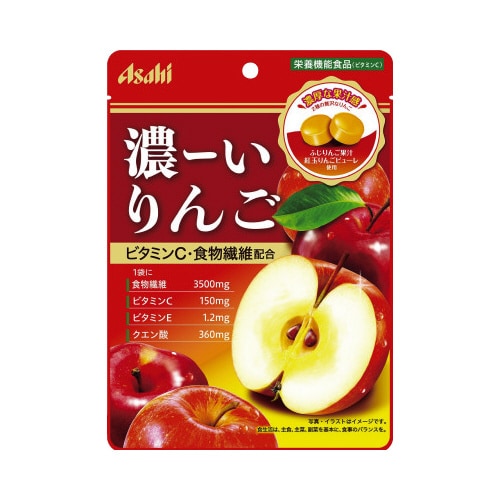 アサヒグループ食品 濃ーいりんご 540334 飴／キャンディ 1袋