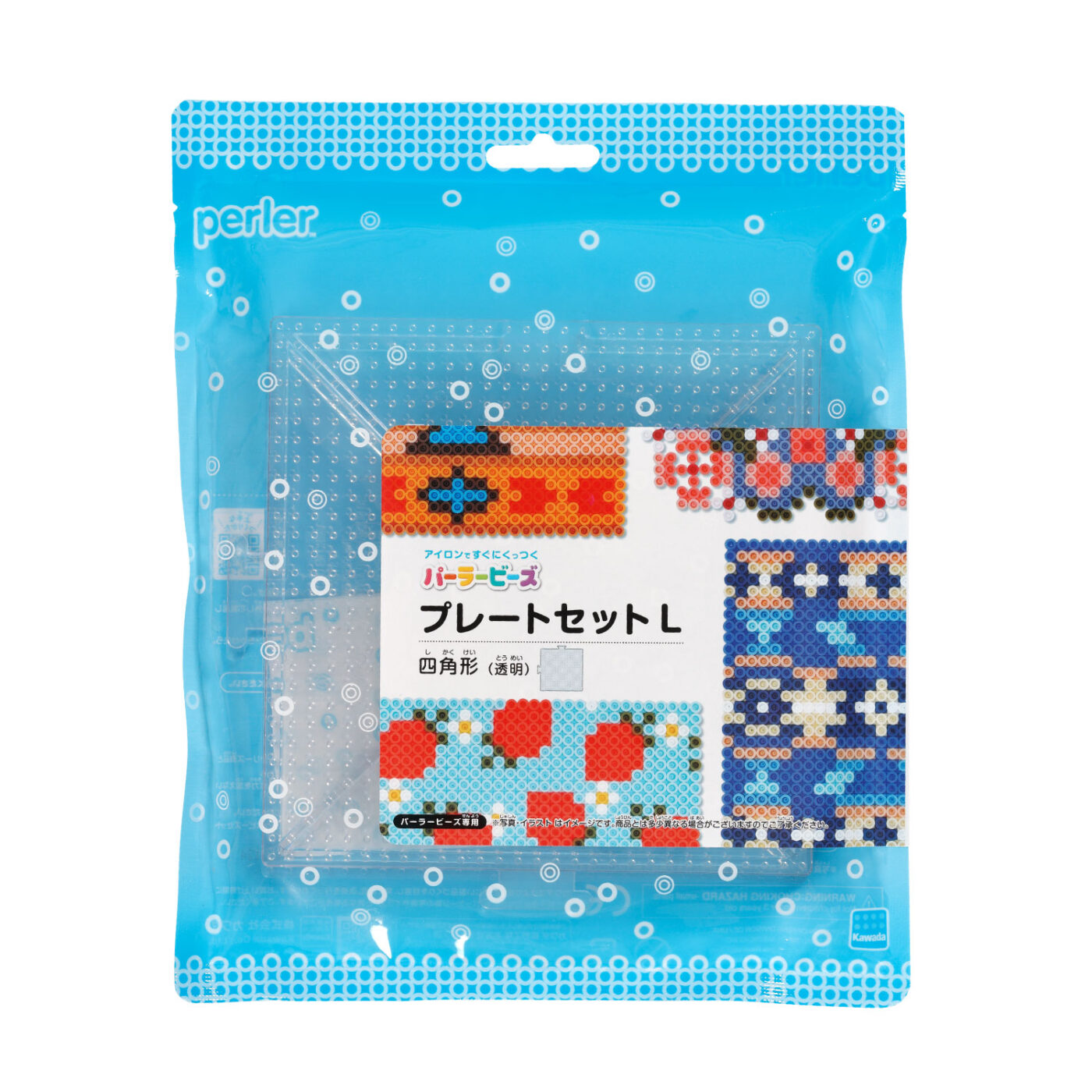 プレートセット L 四角形（透明） | CATALOG | PERLER BEADS