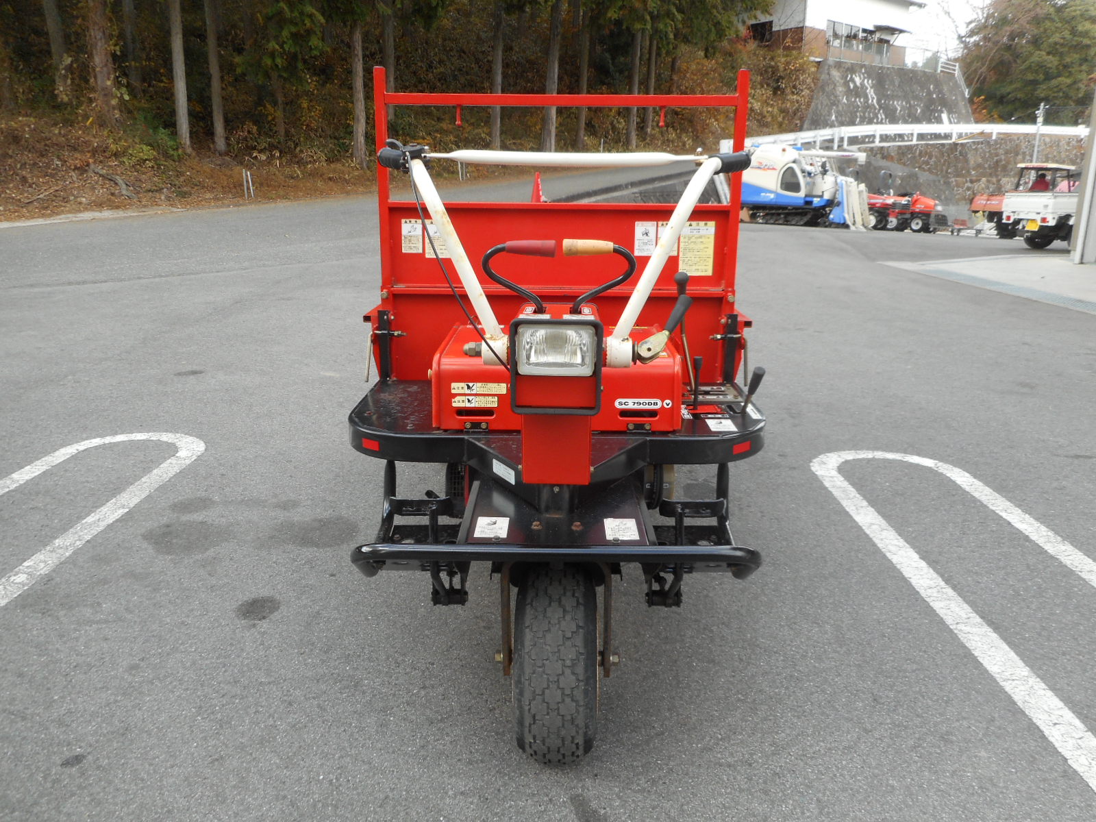 カワシマ 三輪運搬車 SC790DBV 6.0PS 積載重量500㎏ 3輪 ホイール