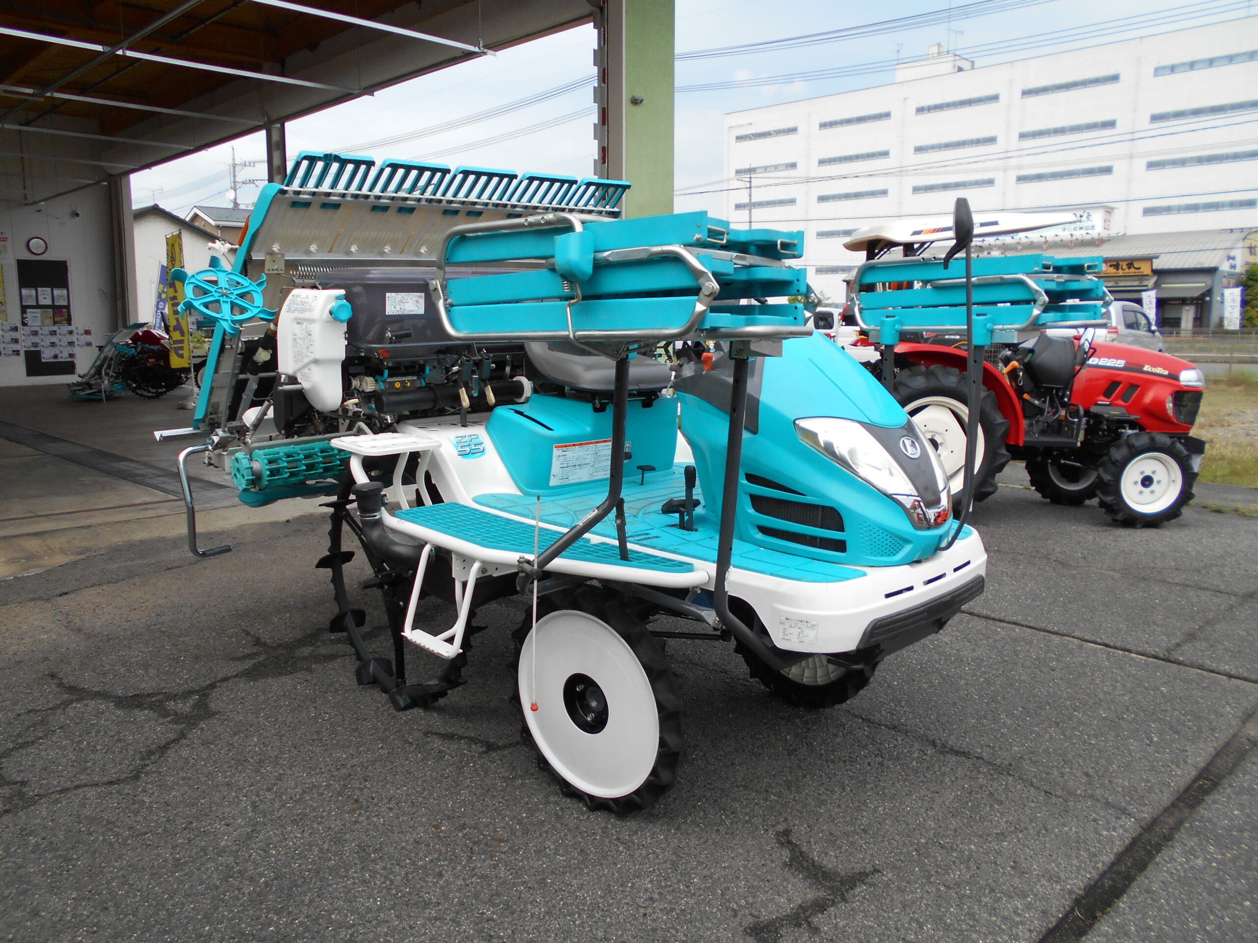 クボタ 田植機 ZP55-F 17ps 使用時間229h 5条植 ロータリ パワステ