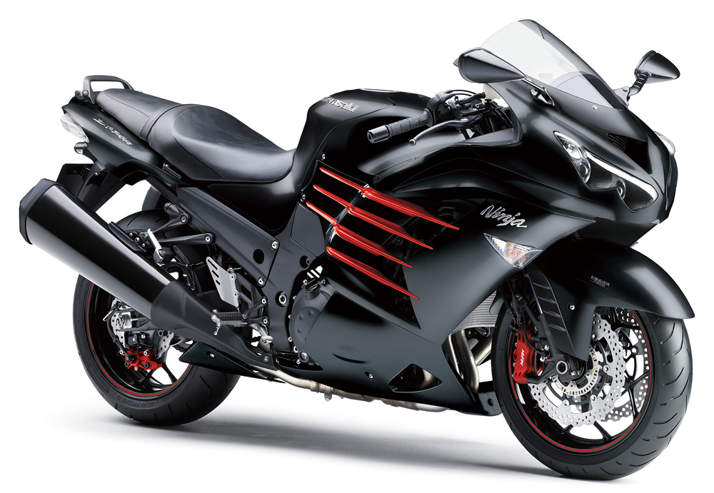 Ninja ZX-14R/ZZR1400/ABS］フラッグシップの2014年モデルに鮮やかな