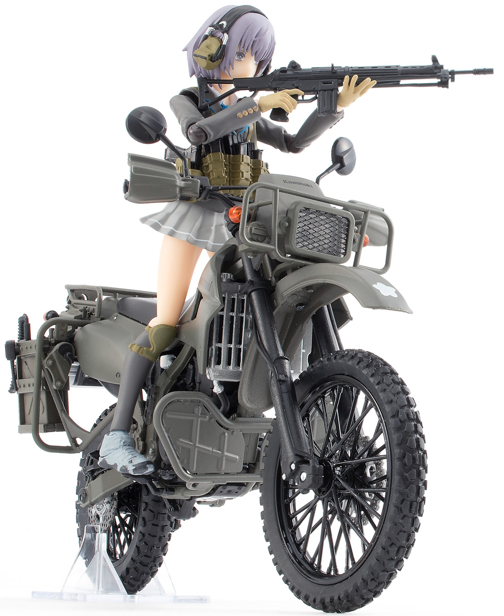 TOMYTECより、KLX250ベースの1/12スケール 陸上自衛隊偵察オートバイDX