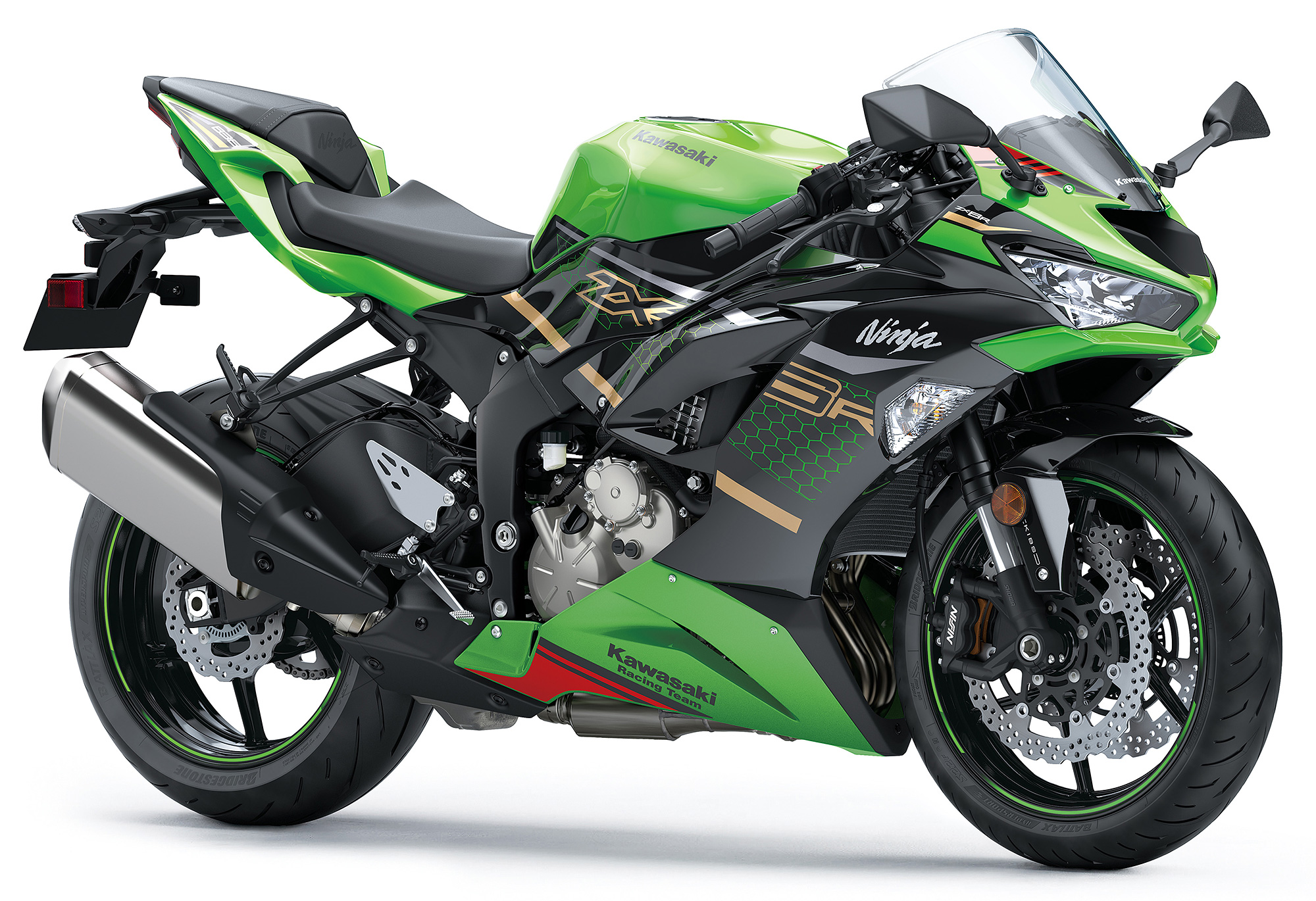 Ninja ZX-6R/KRT EDITION］グラフィックが変更された2021年モデルが