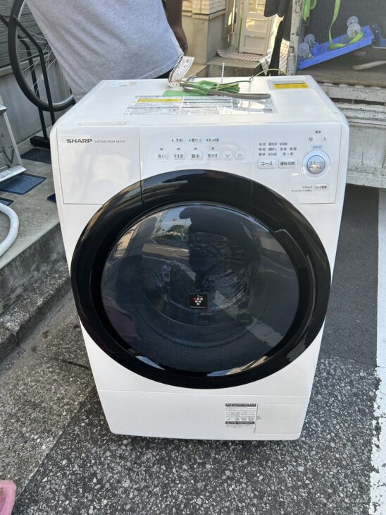 送料込み】2020年製ドラム式洗濯乾燥機 SHARP ES-S7E-WR 【公式通販】